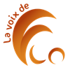 Logo officiel de la voix de flo, orange